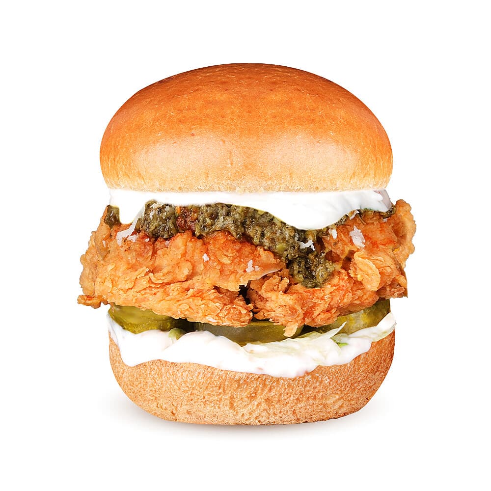 Fried Meister Pesto & Gravyer